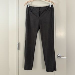 LOFT gray straight leg pants, size 4